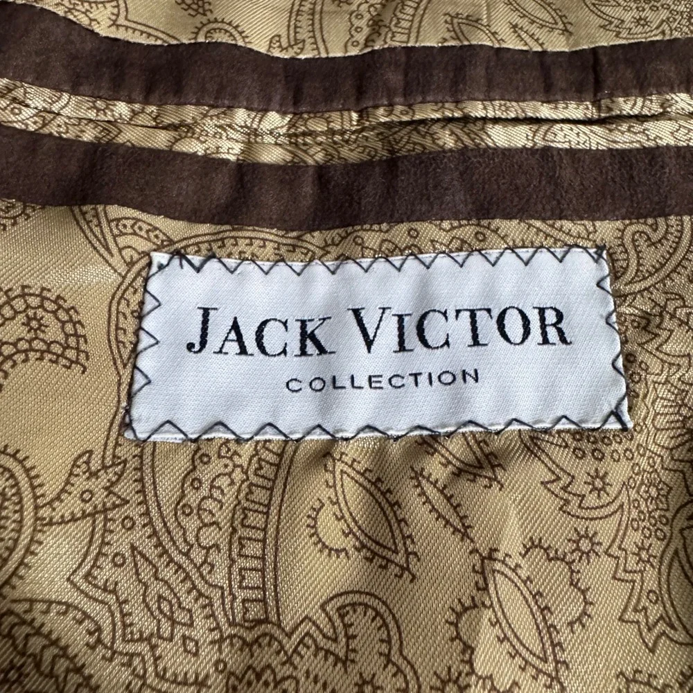 Jack Victor Sport Coat‎ Mens 46R Brown Solid Faux Suede 2-Button Blazer Canada